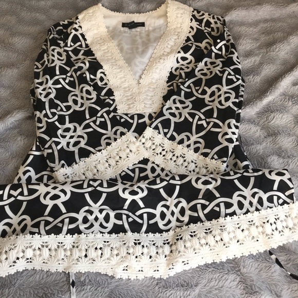 INC International Concepts black and white dress - Picture 2 of 3